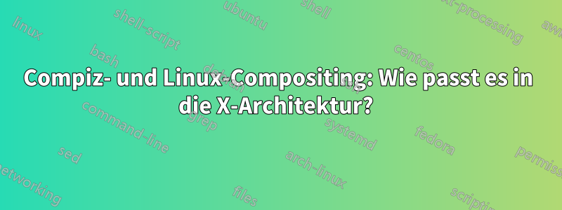 Compiz- und Linux-Compositing: Wie passt es in die X-Architektur? 