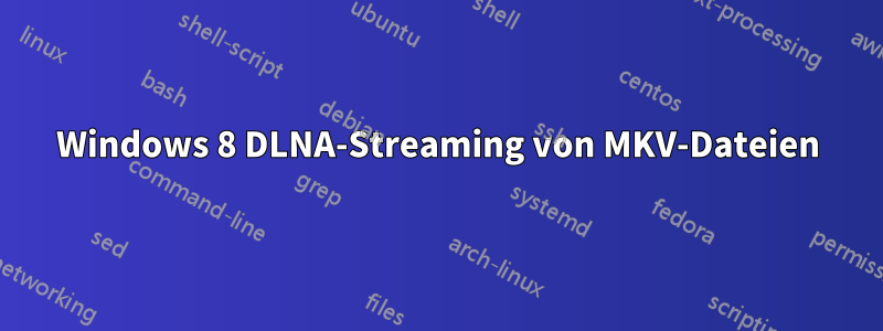 Windows 8 DLNA-Streaming von MKV-Dateien