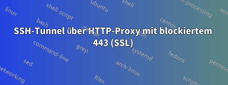 SSH-Tunnel über HTTP-Proxy mit blockiertem 443 (SSL)