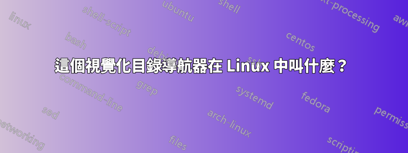 這個視覺化目錄導航器在 Linux 中叫什麼？