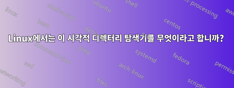 Linux에서는 이 시각적 디렉터리 탐색기를 무엇이라고 합니까?