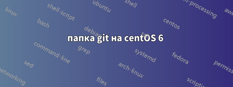 папка git на centOS 6