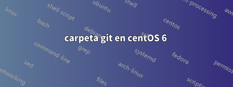 carpeta git en centOS 6