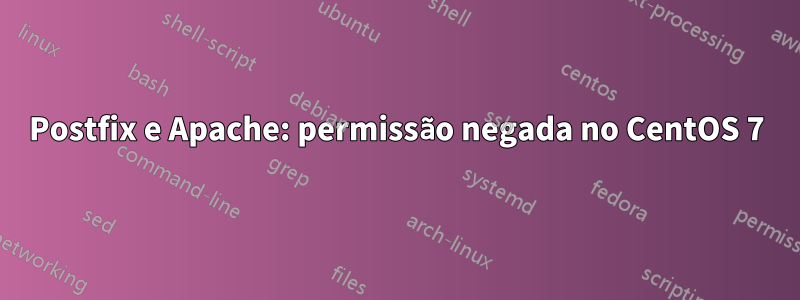 Postfix e Apache: permissão negada no CentOS 7
