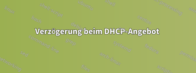 Verzögerung beim DHCP-Angebot