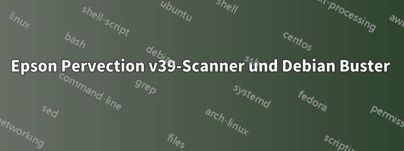 Epson Pervection v39-Scanner und Debian Buster
