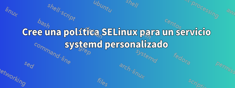 Cree una política SELinux para un servicio systemd personalizado