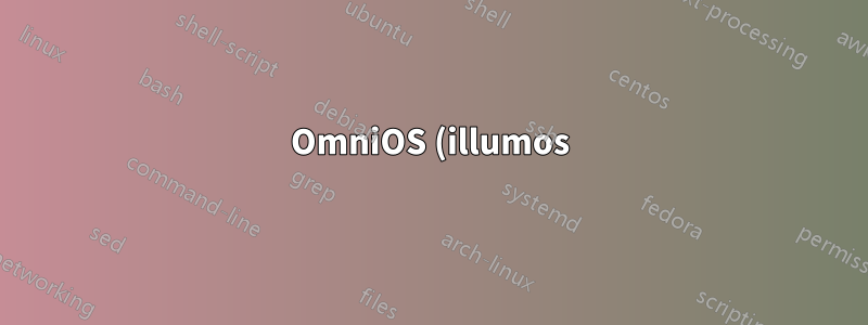 OmniOS (illumos) の「フォーマット」でディスク ジオメトリを適切に認識させるにはどうすればよいですか?
