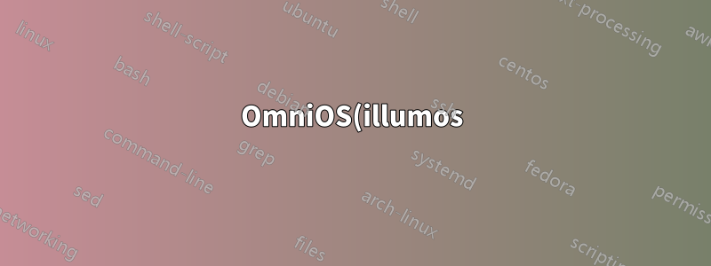 OmniOS(illumos) "포맷"이 디스크 구조를 올바르게 인식하도록 강제하는 방법은 무엇입니까?