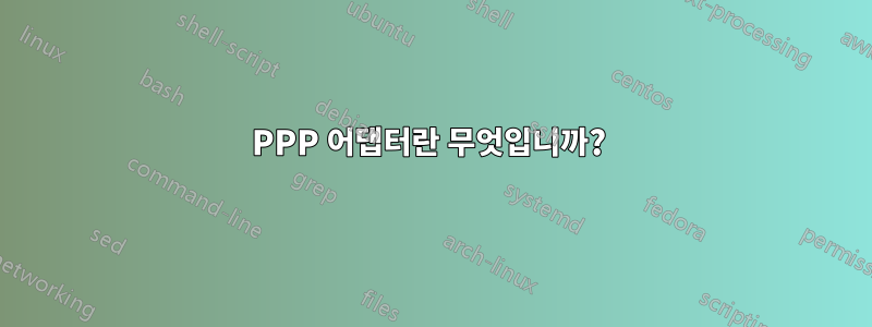 PPP 어댑터란 무엇입니까?