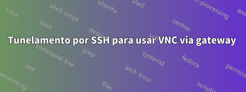 Tunelamento por SSH para usar VNC via gateway