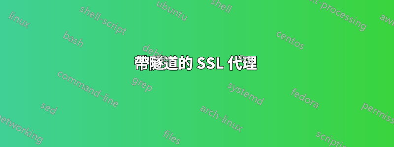 帶隧道的 SSL 代理