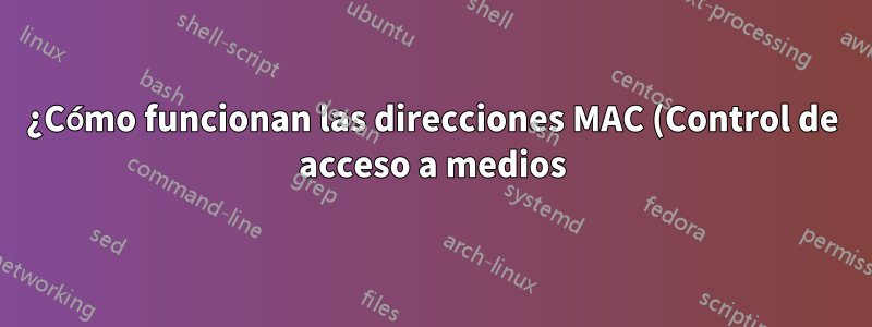 ¿Cómo funcionan las direcciones MAC (Control de acceso a medios)?