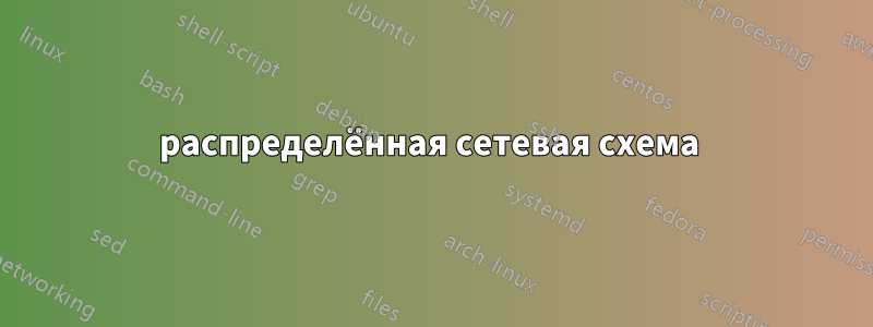 распределённая сетевая схема 