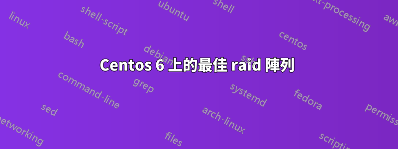 Centos 6 上的最佳 raid 陣列