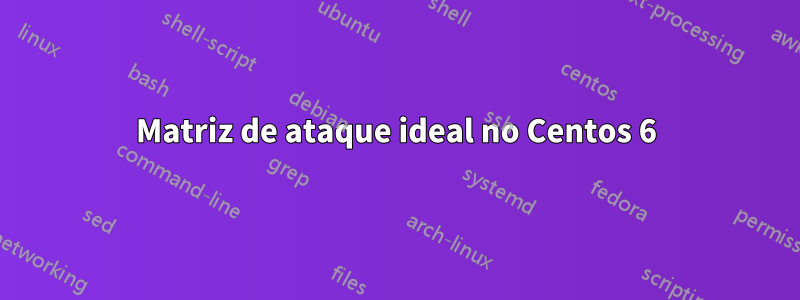 Matriz de ataque ideal no Centos 6