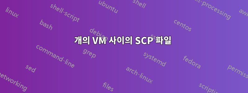 2개의 VM 사이의 SCP 파일