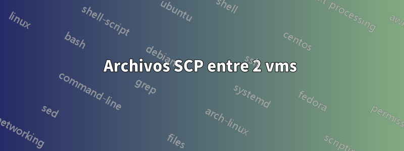 Archivos SCP entre 2 vms