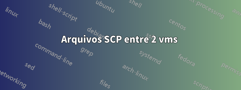 Arquivos SCP entre 2 vms