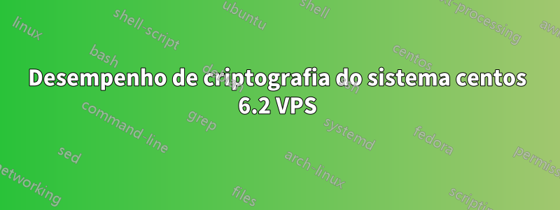 Desempenho de criptografia do sistema centos 6.2 VPS