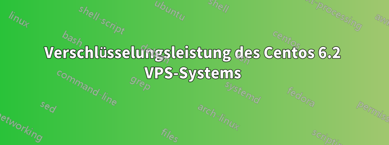 Verschlüsselungsleistung des Centos 6.2 VPS-Systems