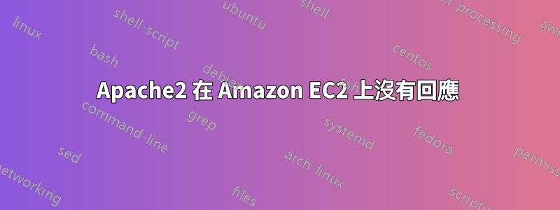 Apache2 在 Amazon EC2 上沒有回應