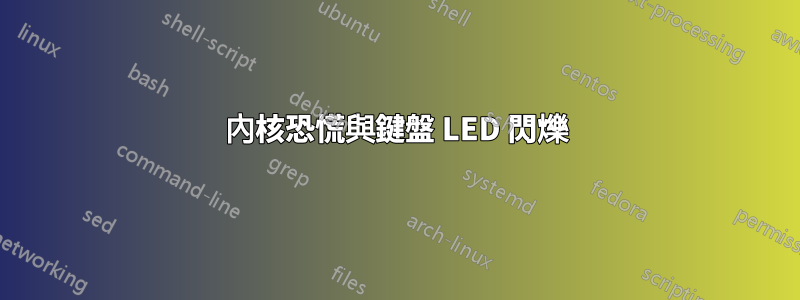 內核恐慌與鍵盤 LED 閃爍