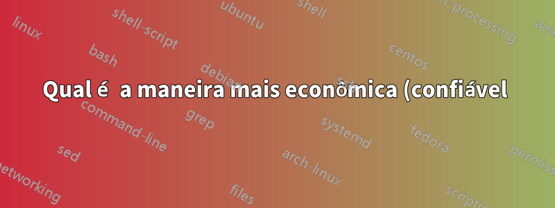 Qual é a maneira mais econômica (confiável) de estabelecer um link Ethernet de 200 m?