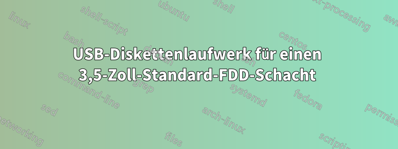 USB-Diskettenlaufwerk für einen 3,5-Zoll-Standard-FDD-Schacht