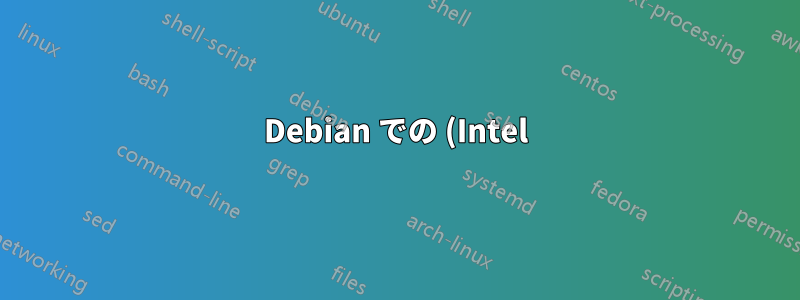 Debian での (Intel) RAID のマウントに関する問題