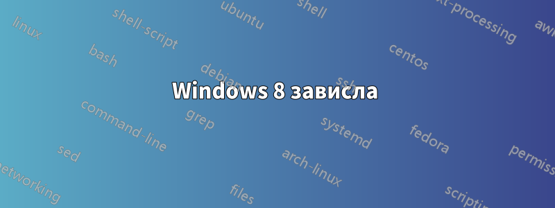 Windows 8 зависла