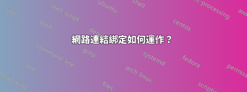 網路連結綁定如何運作？