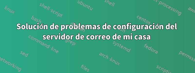 Solución de problemas de configuración del servidor de correo de mi casa