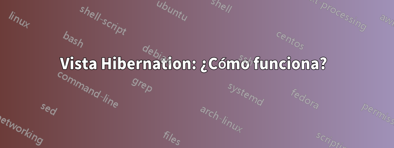 Vista Hibernation: ¿Cómo funciona? 