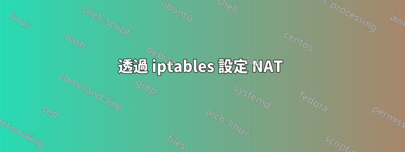 透過 iptables 設定 NAT