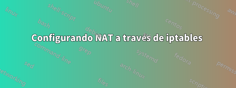 Configurando NAT a través de iptables