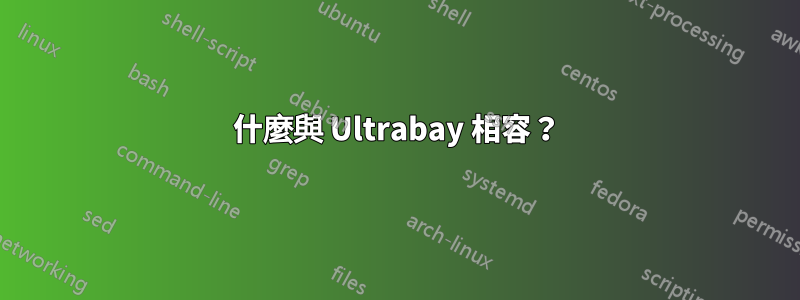 什麼與 Ultrabay 相容？