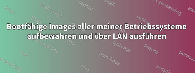 Bootfähige Images aller meiner Betriebssysteme aufbewahren und über LAN ausführen