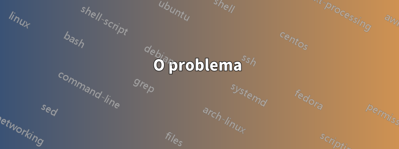 O problema