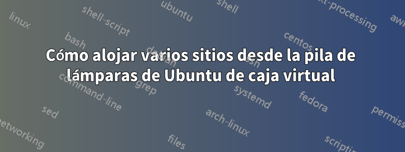 Cómo alojar varios sitios desde la pila de lámparas de Ubuntu de caja virtual