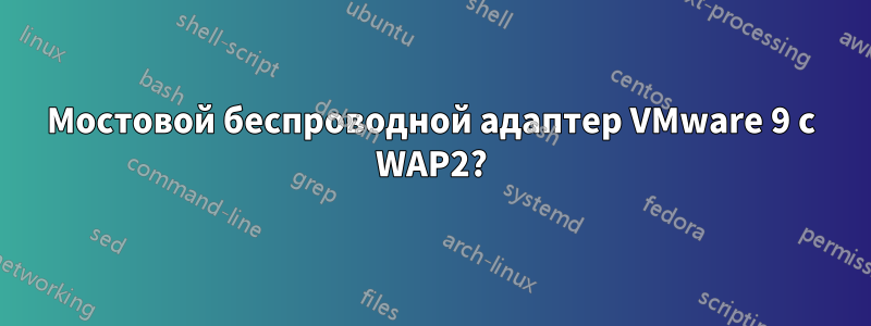 Мостовой беспроводной адаптер VMware 9 с WAP2?