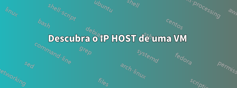 Descubra o IP HOST de uma VM