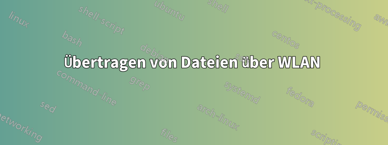 Übertragen von Dateien über WLAN