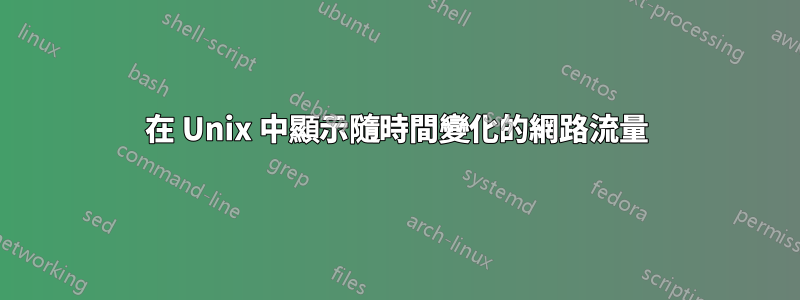 在 Unix 中顯示隨時間變化的網路流量