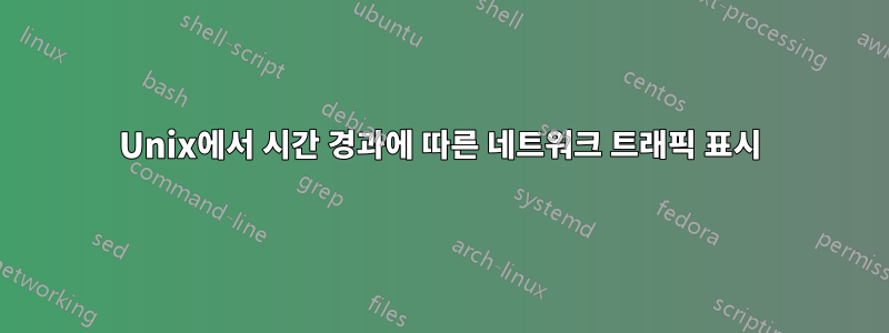 Unix에서 시간 경과에 따른 네트워크 트래픽 표시