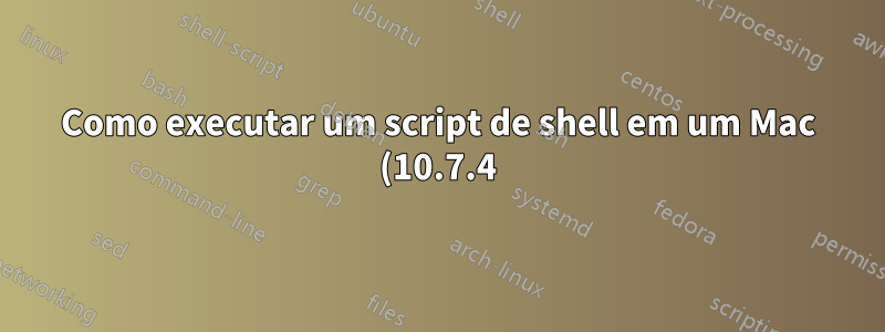 Como executar um script de shell em um Mac (10.7.4) para instalar atualizações automaticamente?