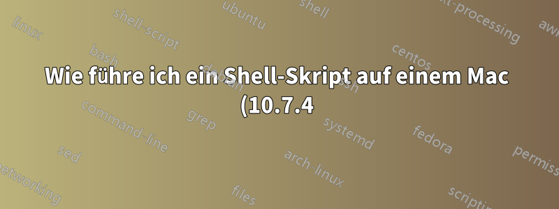 Wie führe ich ein Shell-Skript auf einem Mac (10.7.4) aus, um Updates automatisch zu installieren?