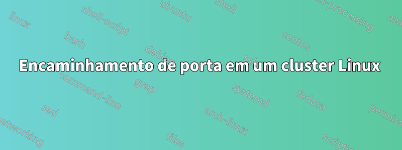 Encaminhamento de porta em um cluster Linux