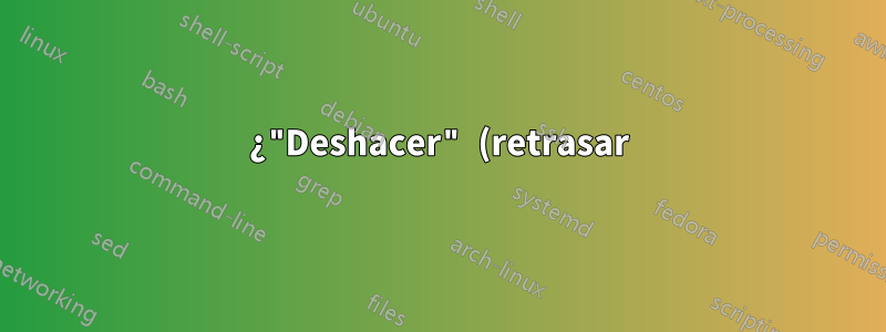¿"Deshacer" (retrasar) el envío de correos electrónicos en Outlook para Mac?