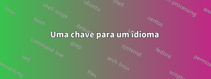 Uma chave para um idioma